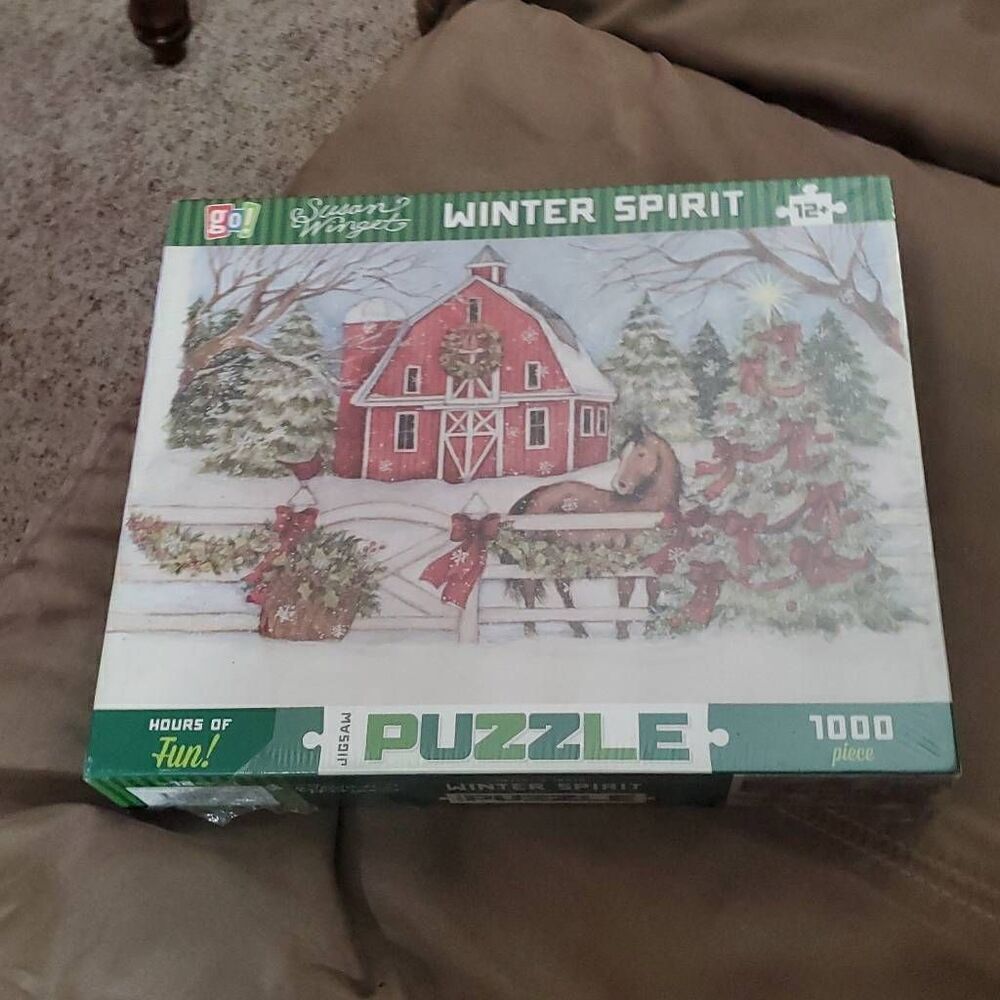NIB SUSAN WINGET WINTER SPIRIT PUZZLE